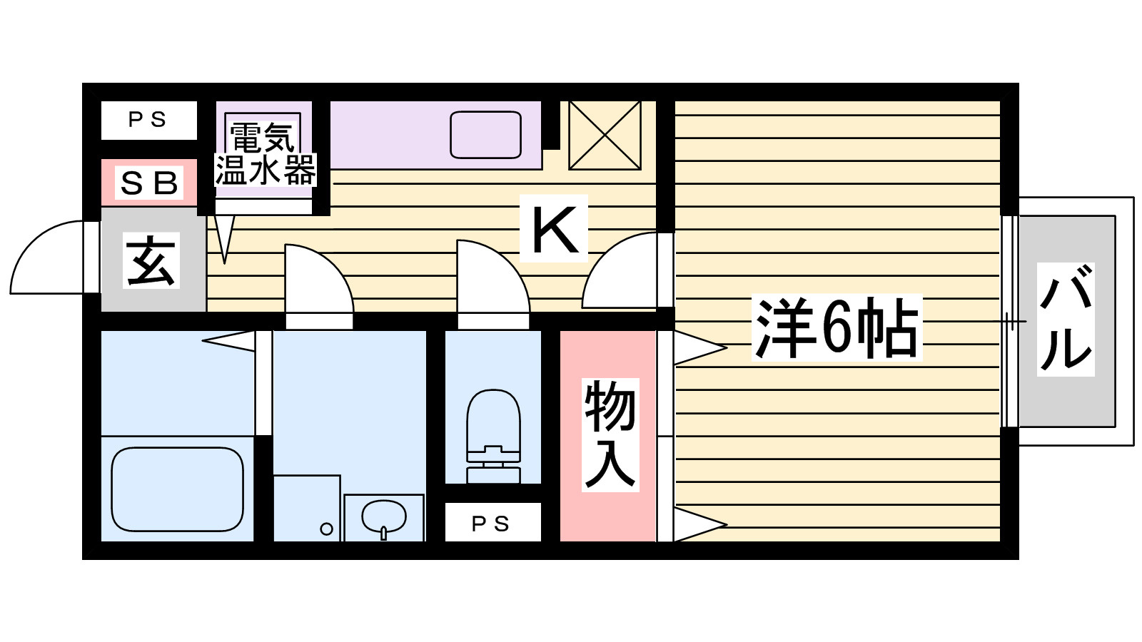 エクセルコートの間取り