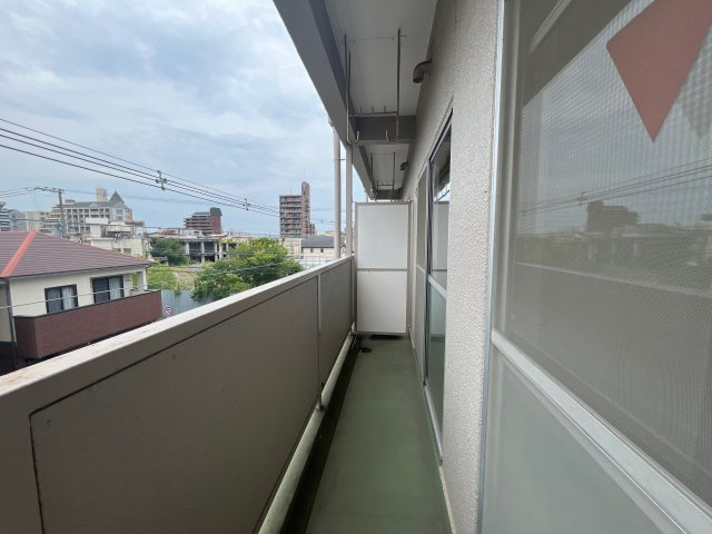 井上ハイツのバルコニー