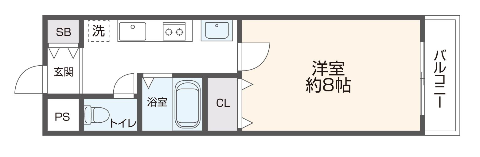 グランディ小阪　(近大　一人暮らし)