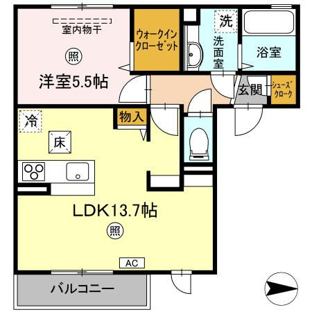 キャトルセゾンの間取り