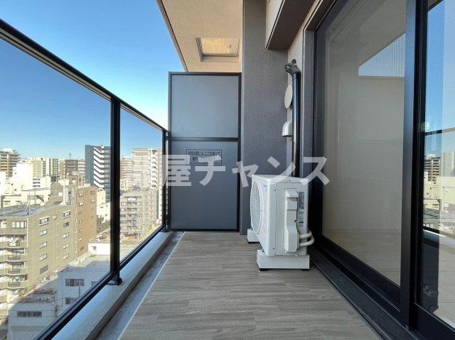 メイクス鶴舞Ⅱのバルコニー|広々としたバルコニーです