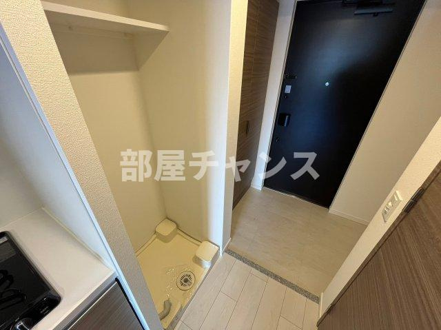 メイクス鶴舞Ⅱの玄関|ゆったりとした玄関です