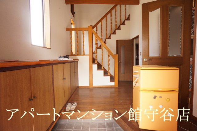守谷市大木戸建の玄関