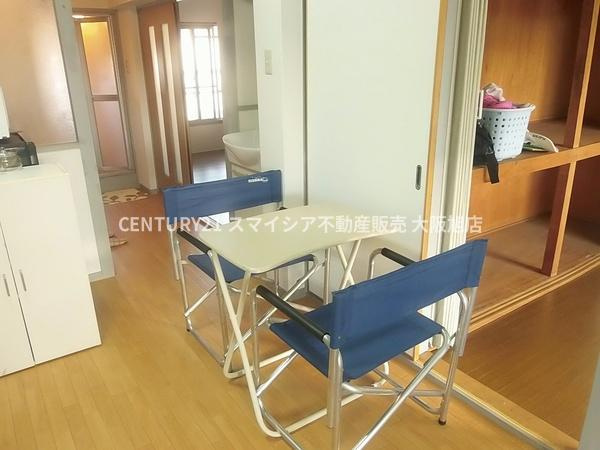 【居間・リビング】 | 放出南コーポ | 写真撮影時期：2017年頃