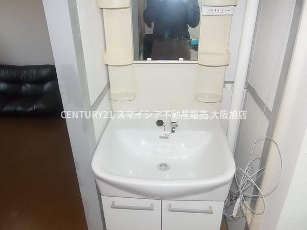 【独立洗面台】 | 放出南コーポ | 写真撮影時期：2017年頃