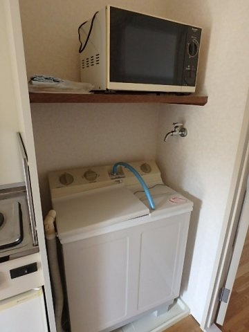 ハイツ向陽の設備|洗濯機、電子レンジ付き