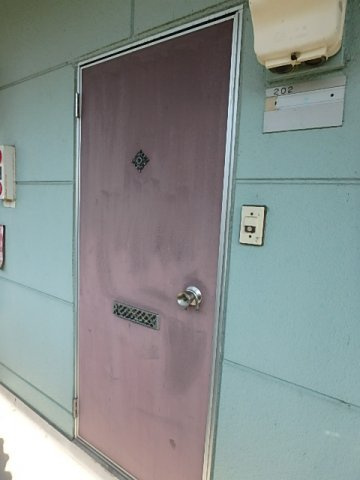 ハイツ向陽の玄関