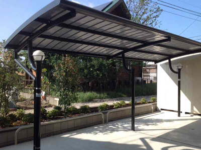 【外観】 | うれし荘 | 屋根付き駐輪スペース