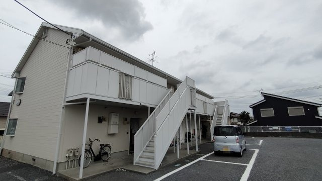 アップルハイツの外観|外観もきれいです