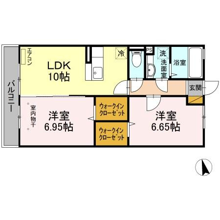 【間取り】 | コーポスカイG