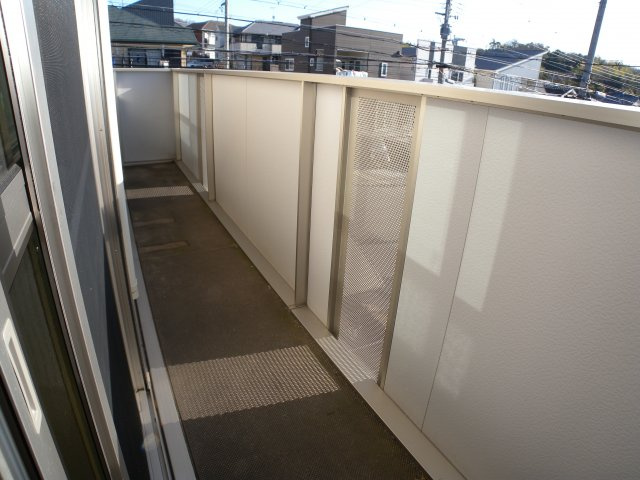 ディアコート白水のバルコニー