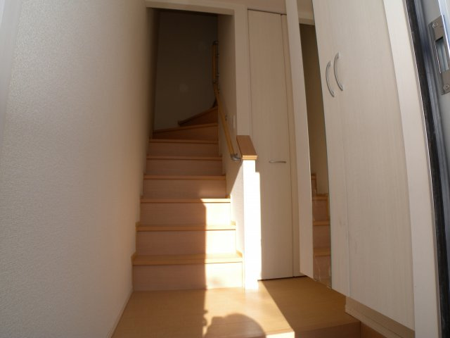 ディアコート白水の玄関