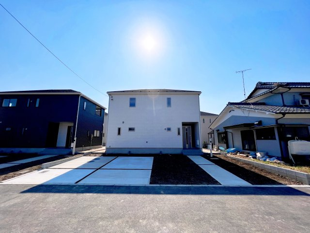 Cradle Garden太田市新田市野井町第2　新築住宅 4号棟の前面道路含む現地写真