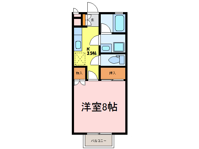 【間取り】 | ジュネス１