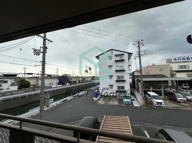 姫路市飾磨区中野田２丁目のハイツの展望