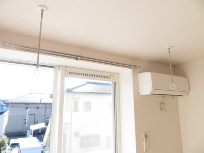 【設備】 | アドヴァンスB | 室内物干し