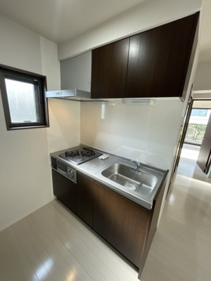 【キッチン】 | evergreen高田馬場 | ★グリル付きコンロでお料理の幅も広がります★