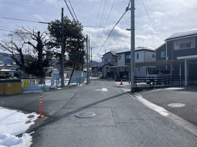 山形市花楯建売住宅【1号棟】の前面道路含む現地写真|前面道路含む現地写真