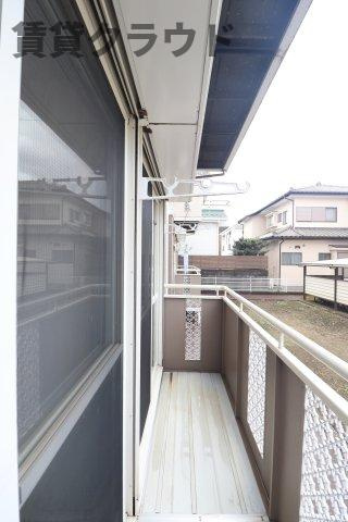 ヴェルメゾンおゆみ野Ｄのバルコニー|洗濯物もよく乾きそうな、陽当たり良好なバルコニーです！