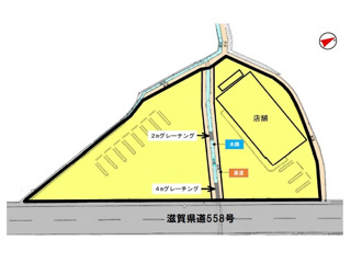大津市比叡辻１丁目の店舗の間取り