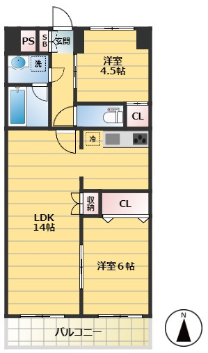 【間取り】 | フローラル東葛西Ⅲ