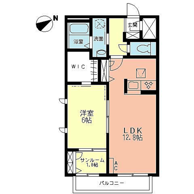 アルンディナリアBの間取り