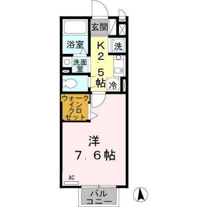 【間取り】 | セジュール井原ノ里　A棟