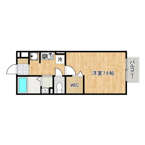 【間取り】 | セジュール井原ノ里　A棟