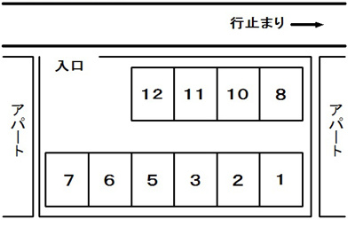 【区画図】 | 東田駐車場 | 区画1募集中！