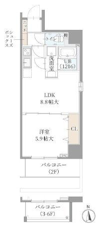 M‐chrisの間取り