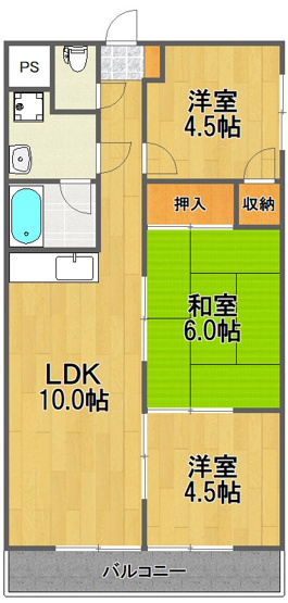 【間取り】 | ドミール上ノ台