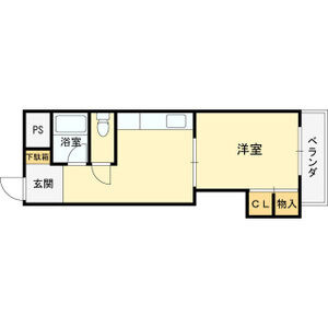 【間取り】 | ビューハイム西村