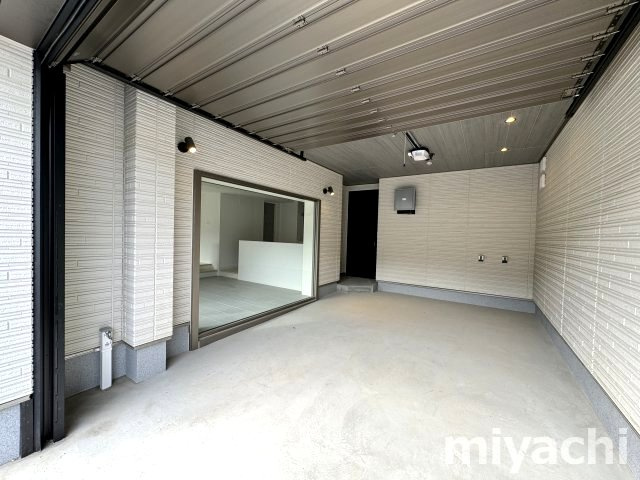 ベレオ南佐古の駐車場