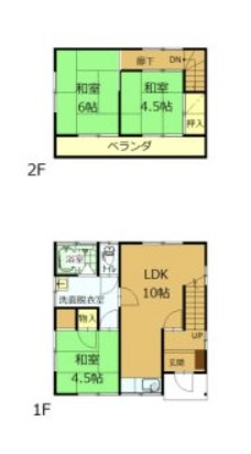 【間取り】 | 前橋龍蔵寺町　中古住宅