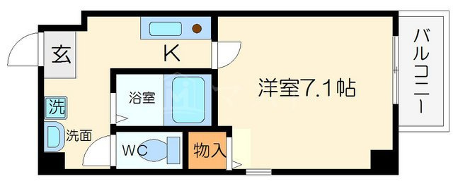 アルディア新町の間取り