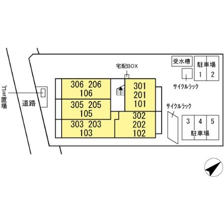 D-ROOM　IGODAIの区画図