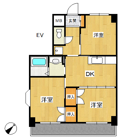 【間取り】 | 海浜不動産第2ビル