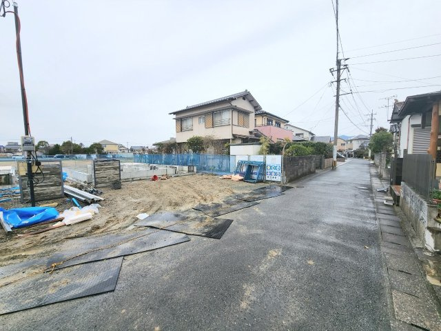ーBloomーブルームー小倉南区中曽根東4丁目1期　【小倉南区　新築戸建て】の前面道路含む現地写真|現地撮影　2024,2,3　ーBloomーブルームー小倉南区中曽根東4丁目1期　【小倉南区　新築戸建て】