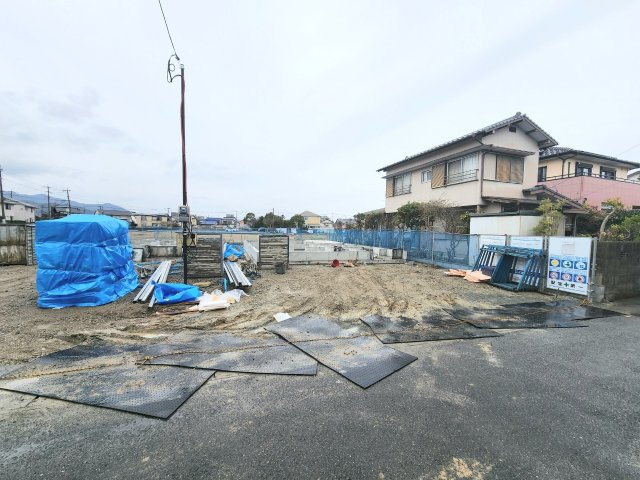 ーBloomーブルームー小倉南区中曽根東4丁目1期　【小倉南区　新築戸建て】の外観|現地撮影　2024,2,3　ーBloomーブルームー小倉南区中曽根東4丁目1期　【小倉南区　新築戸建て】