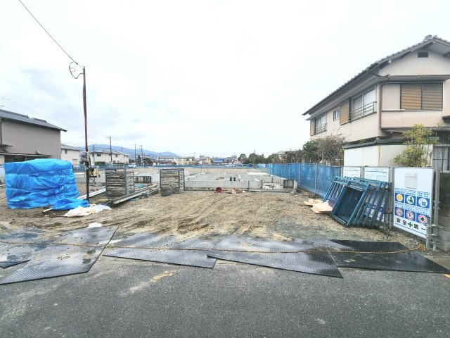 ーBloomーブルームー小倉南区中曽根東4丁目1期　【小倉南区　新築戸建て】の外観|現地撮影　2024,2,3　ーBloomーブルームー小倉南区中曽根東4丁目1期　【小倉南区　新築戸建て】