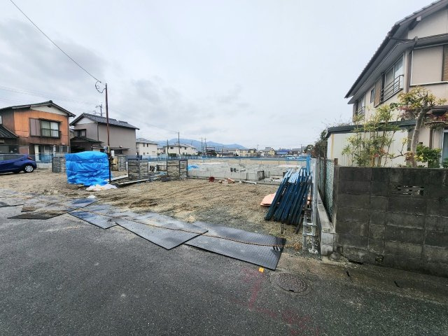 ーBloomーブルームー小倉南区中曽根東4丁目1期　【小倉南区　新築戸建て】の外観|現地撮影　2024,2,3　ーBloomーブルームー小倉南区中曽根東4丁目1期　【小倉南区　新築戸建て】