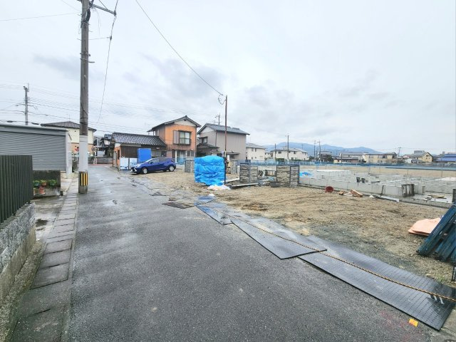 ーBloomーブルームー小倉南区中曽根東4丁目1期　【小倉南区　新築戸建て】の前面道路含む現地写真|現地撮影　2024,2,3　ーBloomーブルームー小倉南区中曽根東4丁目1期　【小倉南区　新築戸建て】