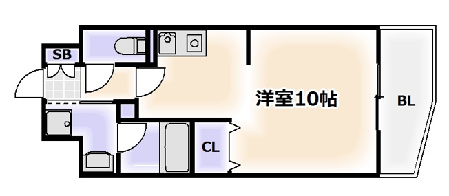 【間取り】 | KDXレジデンス難波南
