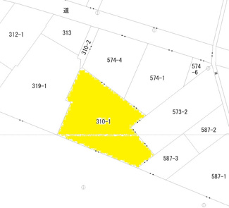 【土地図】 | 五代町310-1　土地