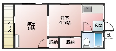 【間取り】 | さくらパークハイツB棟