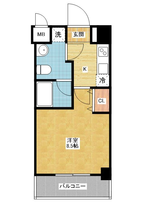 ASレジデンス上前津｜名古屋市の賃貸ならMy賃貸の間取り|ASレジデンス上前津