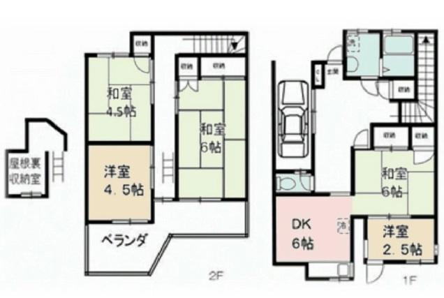 【間取り】 | 座間市相模が丘1丁目　中古戸建