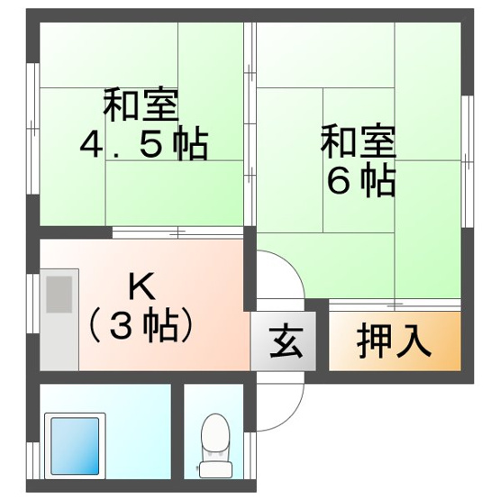 【間取り】 | 古川アパート
