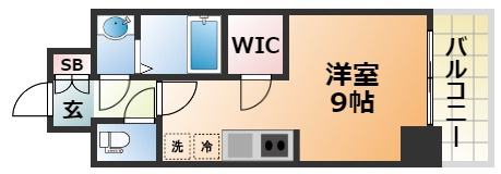 アプリーレ元町ウエストの間取り