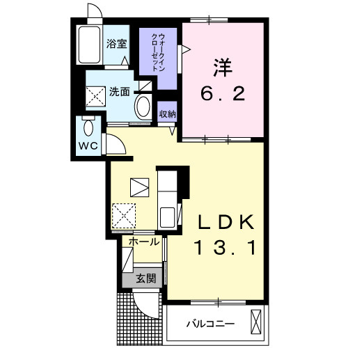 サンモールの間取り